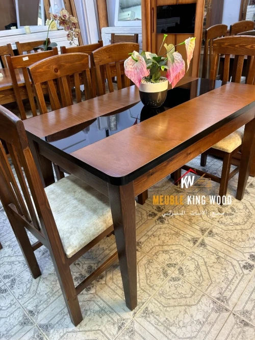 Table cuisine et salle a manger 4 et 6 chaises