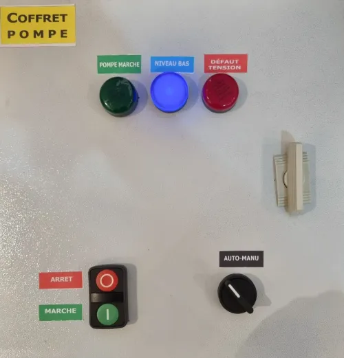 Coffre pompe jusqu'à 4HP