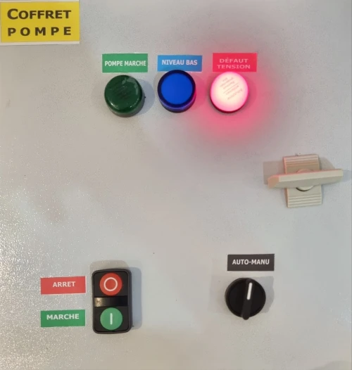 Coffre pompe jusqu'à 4HP