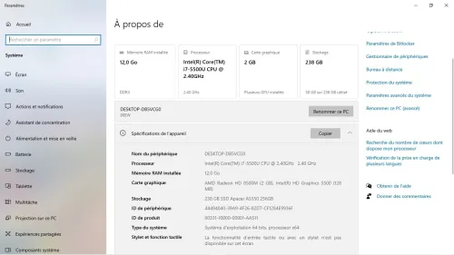 PC PORTABLE LENOVO B50-80