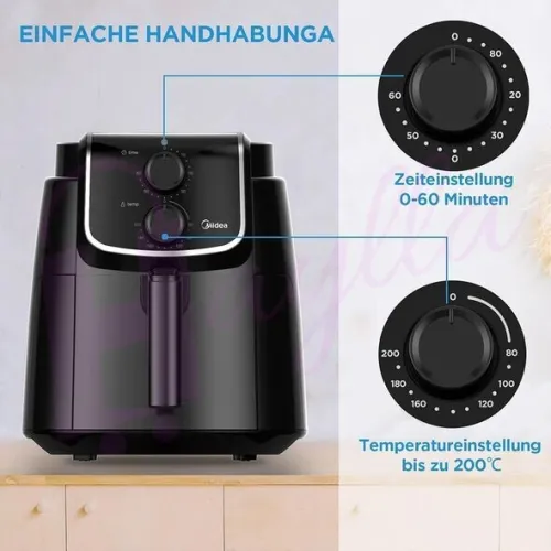Friteuse midea 4L -1500w