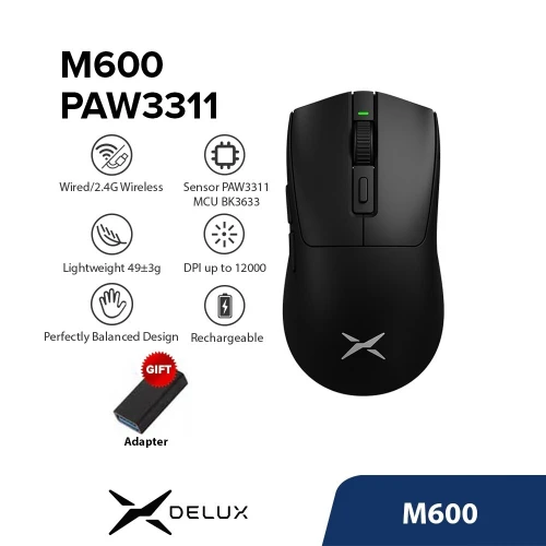 Delux M600 Wireless Gaming Mouse
