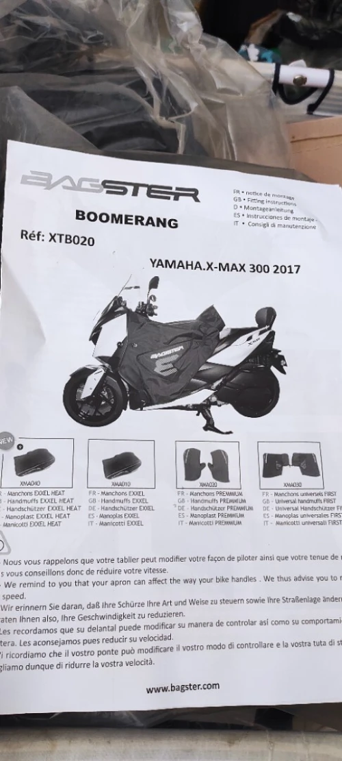 BAGSTER.COM Yamaha xmax 300/ HONDA FORZA 125 