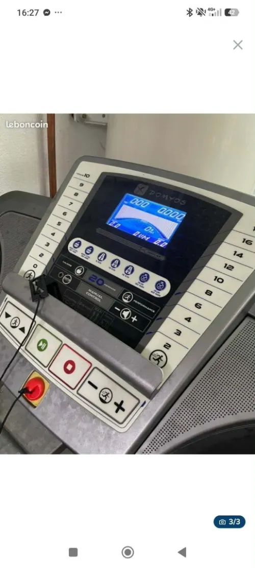 Tapis roulant Domyos TC 7 (d'origine France)