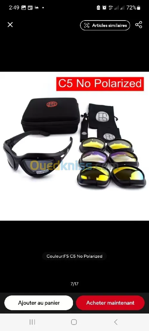 Lunettes de securitè 