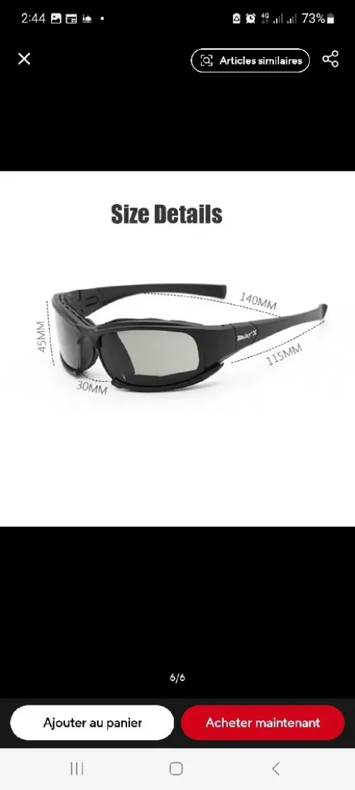 Lunette de securite