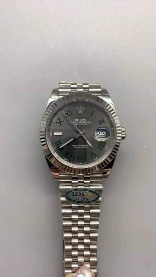 Montre Rolex Datejust wimbledon (Clean / Clone)