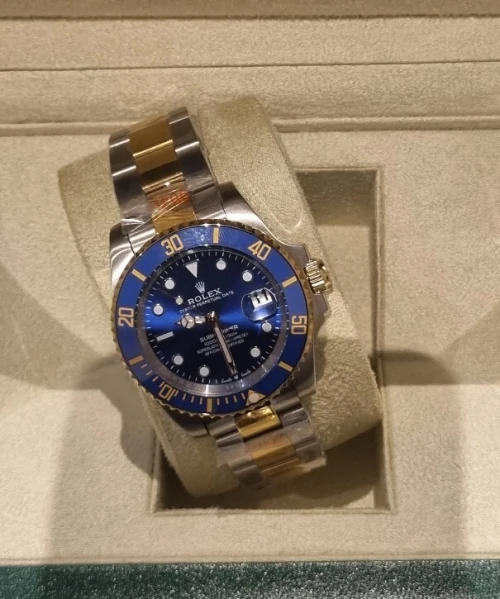 Rolex Submariner Blue Dial Two Tone 