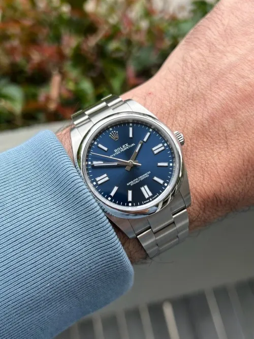 Montre Rolex Oyster Perpetual Blue " Clean " 3230