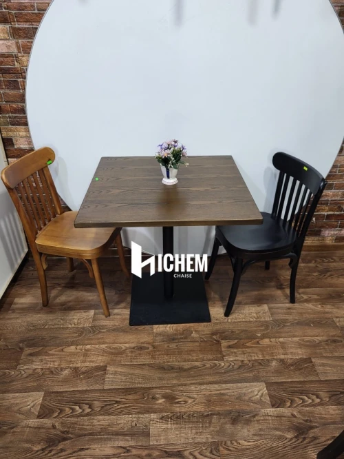 Table et chais pour cafétéria et fast food et restaurant 