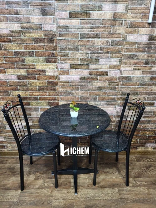 Table et chais pour cafétéria et fast food et restaurant 