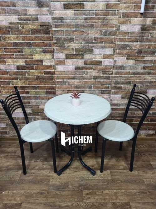 Table et chais pour cafétéria et fast food et restaurant 