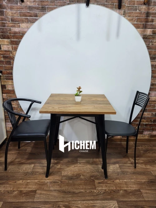 Table et chais pour cafétéria et fast food et restaurant 