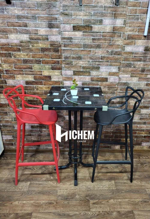 Table et chais pour cafétéria et fast food et restaurant 