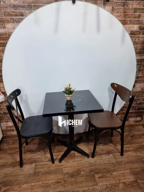 Table et chais pour cafétéria et fast food et restaurant 