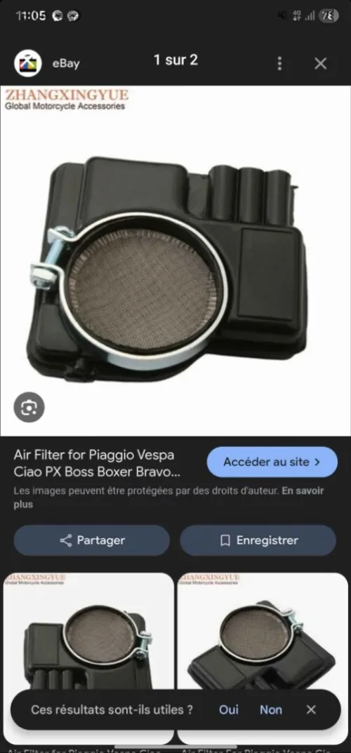 Filtre a air Piaggio Ciao 1985