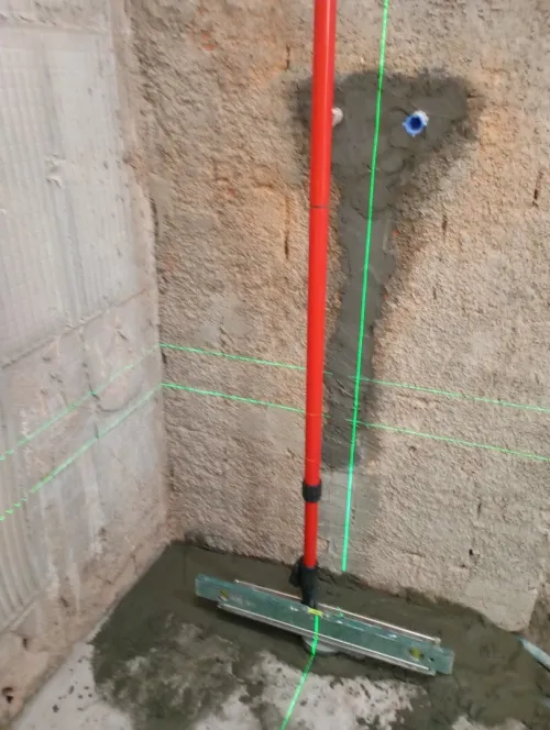 Construction douche italienne carleur et plomberie