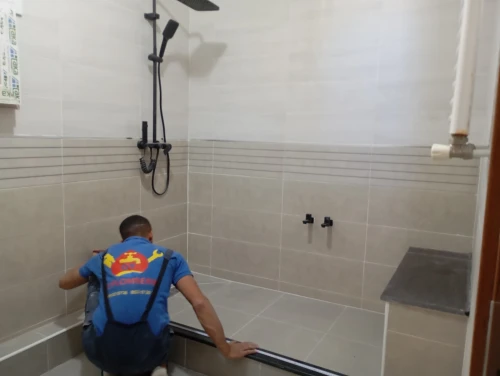 Construction douche italienne carleur et plomberie