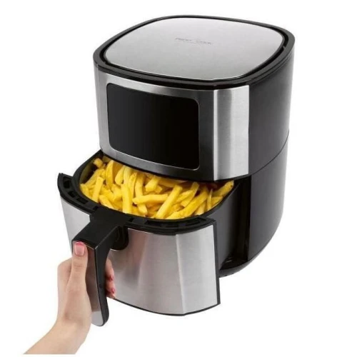 Proficook Friteuse à air chaud 5,5L avec écran tactile -7 programmes- PC-FR 1239 H-Noir-Argent