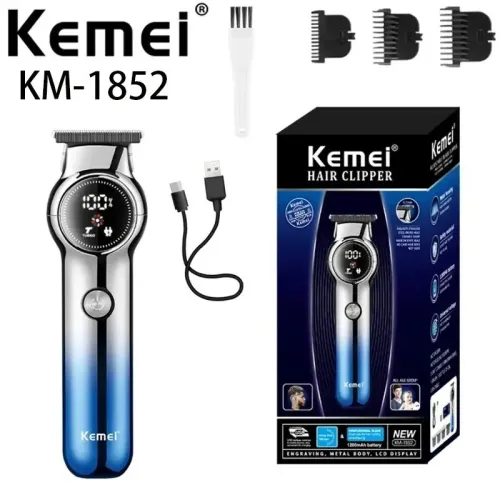 Tondeuse À Cheveux Hommes KM-1852 Barbier Sans Fil Rechargeable
