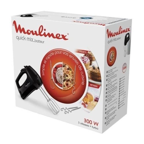 Moulinex Batteur Quick Mix 300 W - HM31W810