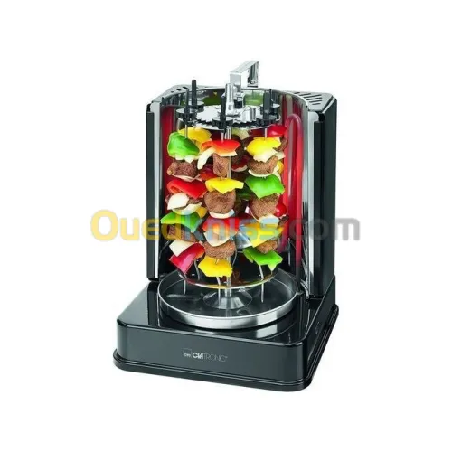 Clatronic Multigrill- 3En1 - Rôtisserie Verticale - Dvg 3686- 1400 W - Noir
