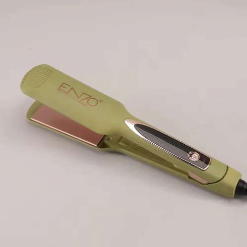 Lisseur de cheveux professionnel ENZO EN-3221, qualité salon, outils de soin personnel personnalisés, chauffage rapide avec plaques