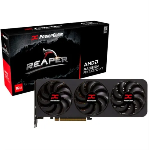 PowerColor Reaper AMD Radeon RX 9070 XT 16GB GDDR6 jamais utilisé