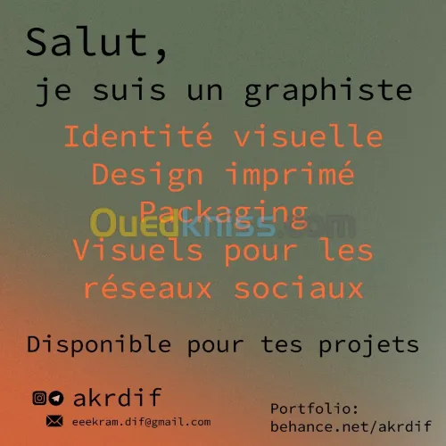 Graphic designer | Services de design graphique | Identité visuelle, Print, Packaging
