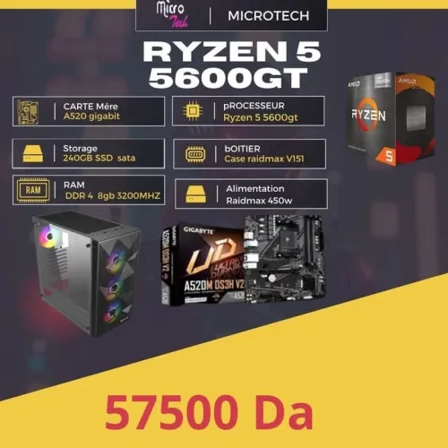 Config 5600 gt 8 GB SSD 240 gb