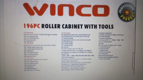 Servante à outil winco, toptul