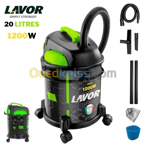 Aspirateur Eau Et Poussière 1200W 20 Litres LAVOR RUDY 1200 S