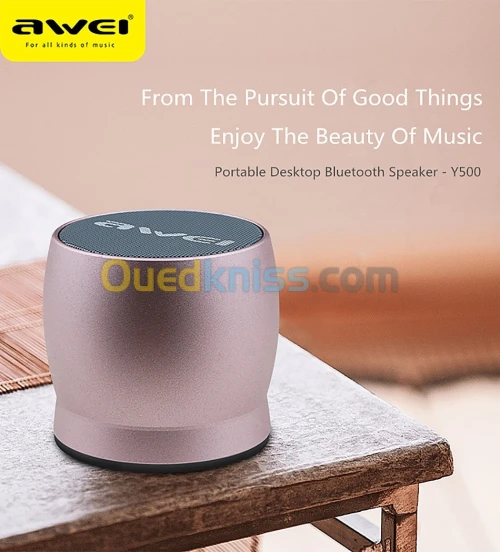 Awei Y500 Mini haut-parleur Bluetooth 3D