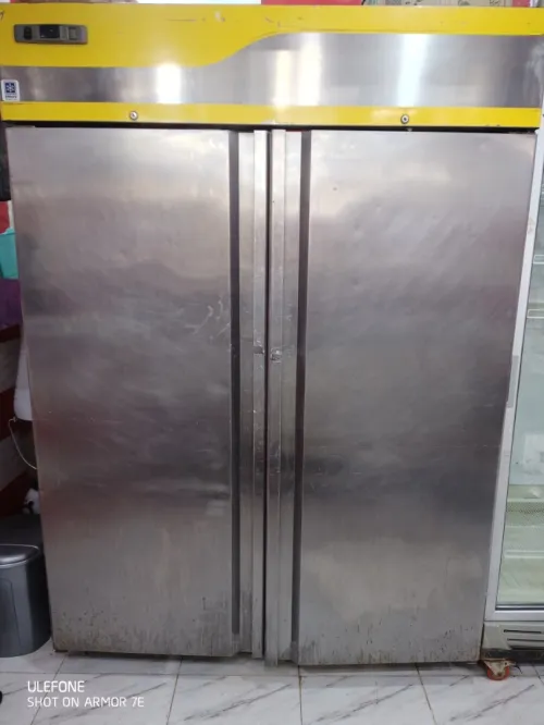 Frigo armoire inox 2 portes