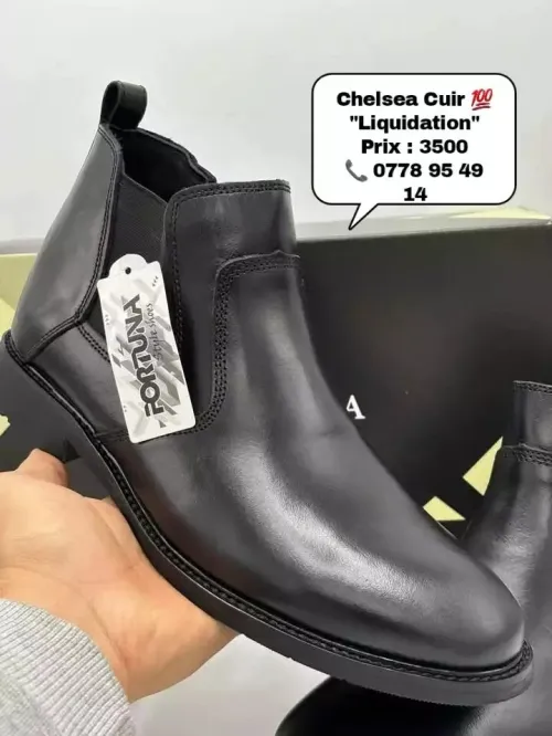Chelsea Cuir Véritable 100% "Liquidation"