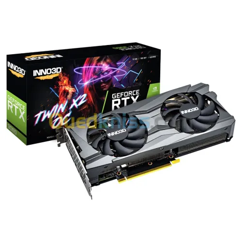 CARTE GRAPHIQUE INNO3D GeFORCE RTX 3060 OC 12G GDDR6 TWIN X2