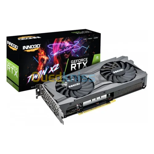 CARTE GRAPHIQUE INNO3D GeFORCE RTX 3060 12G GDDR6 TWIN X2