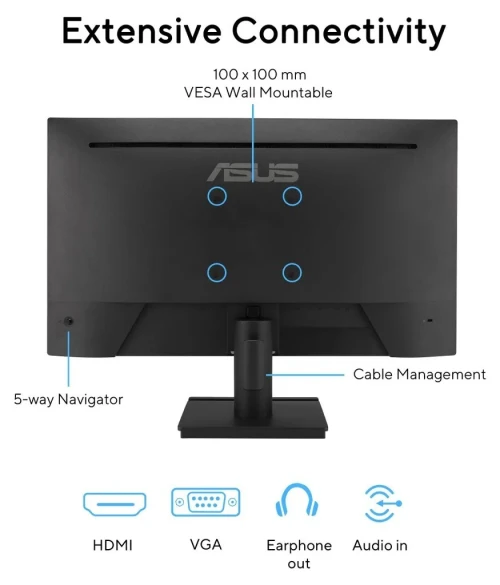 ECRAN PC ASUS VA249HG 24" - FULL HD, 120HZ
