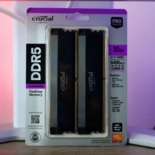 RAM CRUCIAL PRO SERIES 32GB 2x16GB 6000MHZ DDR5