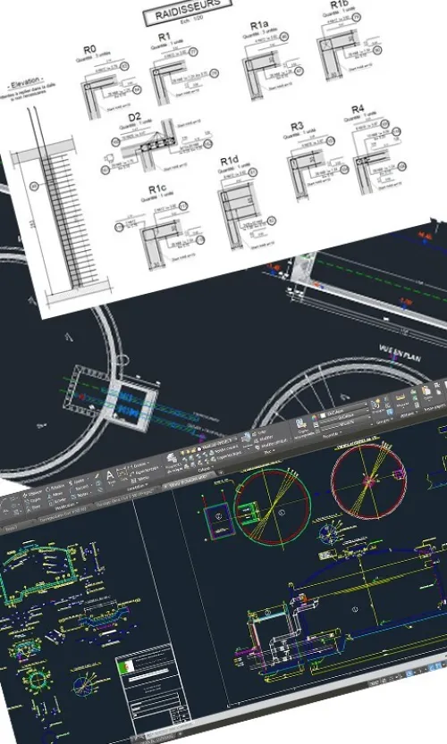 #Etude génie civil #note de calcule #plan de ferraillage
