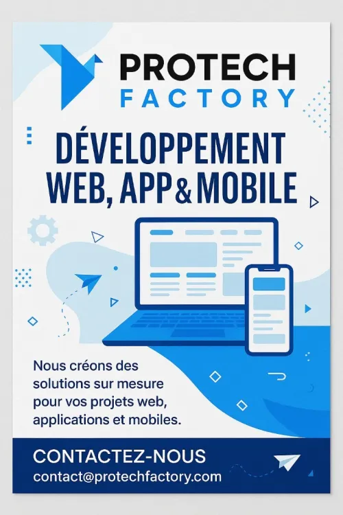 Développement de site web professionnel 