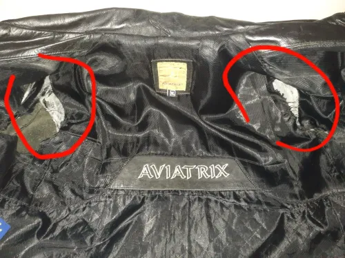 jaket cuir aviatrix L