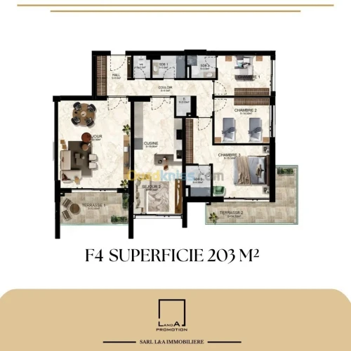 Vente Appartement F2 F3 F4 Alger Ouled fayet