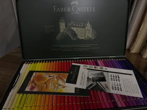 Boite de crayons de couleur pour artistes faber castell 