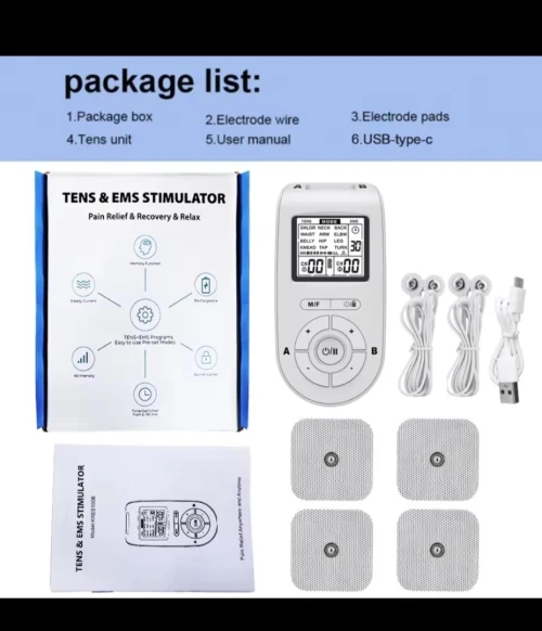 Electrostimulateur rechargeable double sortie