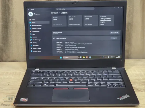 Lenovo ThinkPad L14 | Ryzen 5 PRO 4650U | Radeon Graphics | 8 Go DDR4 | 256 Go SSD | 14" | Clavier Lumineux | Face ID | Empreinte