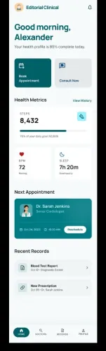 Helthcare mobile UI kit