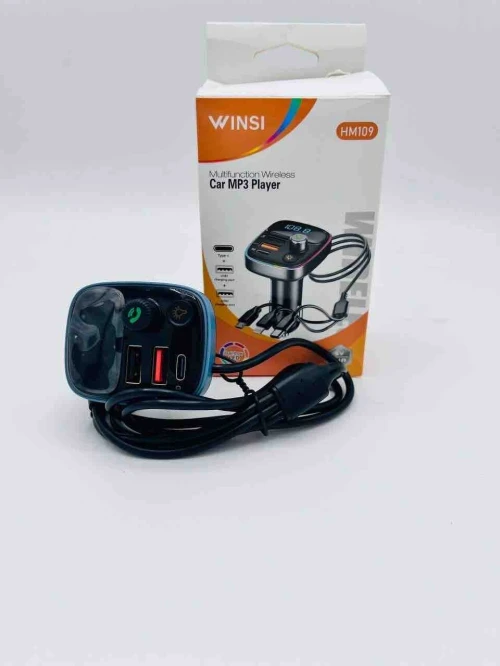 مشغل mp3 لاسلكي للسيارة WINSI HM109 مع شاحن سريع