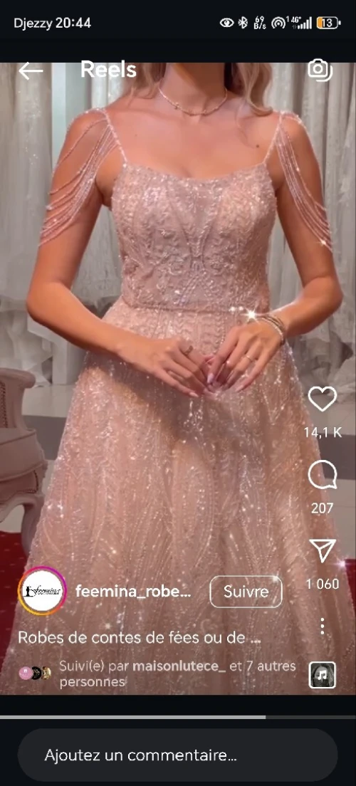 Robe soirée (fée-mina robe) 
