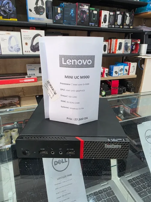 Mini PC Lenovo ThinkCenter UC M900 i3 6ème 8/128 Win11 Pro